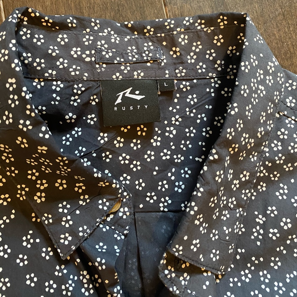 Rusty button up short sleeve